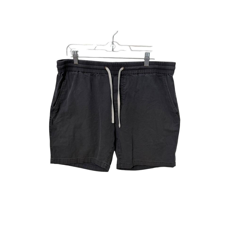 Marine Layer Saturday Shorts Mens Large Gray Elastic Waist Drawstring 14360